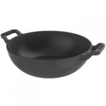 Walton Cast Iron Karai with Glass Lid 24cm  WCW-CIKG2400